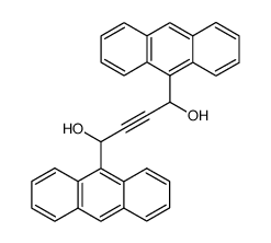 1,4-Di(9-anthryl)-1,4-dihydroxy-2-butin Structure