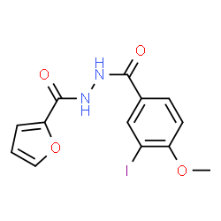 N'-(3-Iodo-4-methoxybenzoyl)-2-furohydrazide结构式