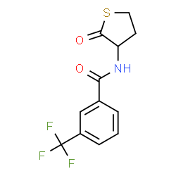 N-(2-OXOTETRAHYDRO-3-THIOPHENYL)-3-(TRIFLUOROMETHYL)BENZENECARBOXAMIDE structure