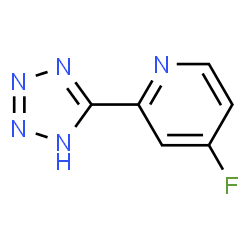 Pyridine, 4-fluoro-2-(1H-tetrazol-5-yl)- (9CI) Structure