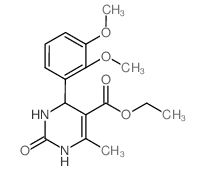 ethyl 4-(2,3-dimethoxyphenyl)-6-methyl-2-oxo-3,4-dihydro-1H-pyrimidine-5-carboxylate Structure