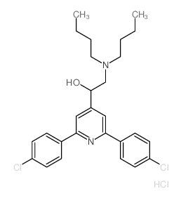 1-[2,6-bis(4-chlorophenyl)pyridin-4-yl]-2-(dibutylamino)ethanol结构式