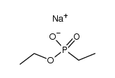 ethyl-phosphonic acid monoethyl ester, sodium-salt Structure