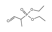 (1-methyl-2-oxo-ethyl)-phosphonic acid diethyl ester结构式