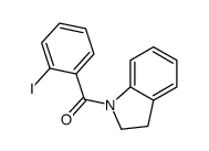 2,3-dihydroindol-1-yl-(2-iodophenyl)methanone Structure