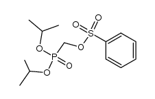benzenesulfonyloxymethyl-phosphonic acid diisopropyl ester Structure