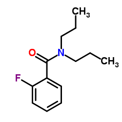 N,N-Di-n-propyl-2-fluorobenzamide Structure