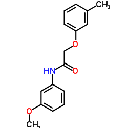 N-(3-Methoxyphenyl)-2-(3-methylphenoxy)acetamide Structure