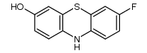 7-fluorophenothiazin-3-ol结构式