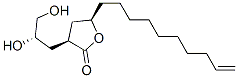 (3S,5R)-3-[(2S)-2,3-Dihydroxypropyl]-5-(9-decenyl)tetrahydrofuran-2-one结构式