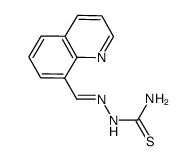 8-Quinolinecarbaldehyde thiosemicarbazone Structure