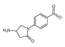 4-amino-1-(4-nitrophenyl)pyrrolidin-2-one结构式