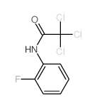 2,2,2-trichloro-N-(2-fluorophenyl)acetamide结构式