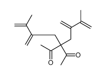 3,3-bis(3-methyl-2-methylidenebut-3-enyl)pentane-2,4-dione结构式