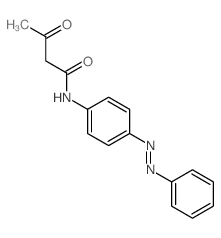 Butanamide,3-oxo-N-[4-(2-phenyldiazenyl)phenyl]- Structure