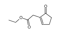 2-(carbethoxymethyl)cyclopent-2-en-1-one结构式