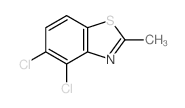 Benzothiazole,4,5-dichloro-2-methyl-结构式