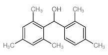 Benzenemethanol, a-(2,4-dimethylphenyl)-2,4,6-trimethyl- structure