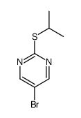 5-bromo-2-propan-2-ylsulfanylpyrimidine Structure
