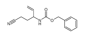 4-(carbobenzyloxy)amino-5-hexenenitrile结构式