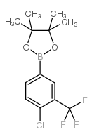 2-(4-氯-3-(三氟甲基)苯)-4,4,5,5-四甲基-1,3,2-二氧杂硼烷图片