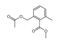 methyl 2-(acetoxymethyl)-6-methylbenzoate Structure