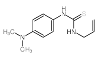 3-(4-dimethylaminophenyl)-1-prop-2-enyl-thiourea structure
