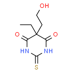 4,6(1H,5H)-Pyrimidinedione,5-ethyldihydro-5-(2-hydroxyethyl)-2-thioxo-(9CI)结构式