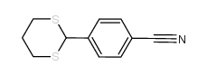 4-(1,3-dithian-2-yl)benzonitrile structure
