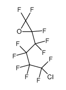 2-(4-Chloro-1,1,2,2,3,3,4,4-octafluorobutyl)-2,3,3-trifluorooxira ne结构式