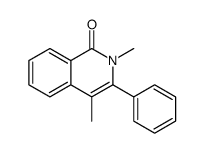 2,4-dimethyl-3-phenylisoquinolin-1-one Structure