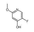 5-Fluoro-2-methoxypyridin-4-ol结构式