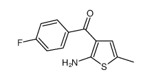 (2-amino-3-fluorophenyl)-(5-methylthiophen-2-yl)methanone结构式