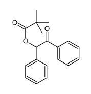 (2-oxo-1,2-diphenylethyl) 2,2-dimethylpropanoate结构式