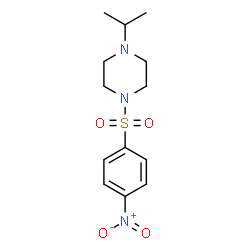 Piperazine, 1-(1-methylethyl)-4-[(4-nitrophenyl)sulfonyl]- Structure