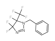 1-benzyl-4,4,5-trifluoro-5-(trifluoromethyl)triazole structure