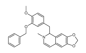 5-(3-benzyloxy-4-methoxy-benzyl)-6-methyl-5,6-dihydro-[1,3]dioxolo[4,5-g]isoquinoline Structure