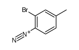 2-bromo-4-methylbenzenediazonium Structure