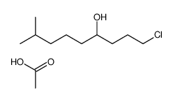 acetic acid,1-chloro-8-methylnonan-4-ol Structure