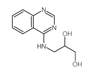 3-(4-quinazolinylamino)-1,2-propanediol Structure