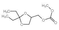 Carbonic acid, (2,2-diethyl-1,3-dioxolan-4-yl)methyl methyl ester (9CI)结构式