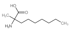 2-amino-2-methyl-nonanoic acid结构式
