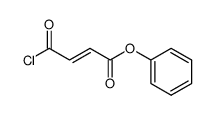 fumaric acid-chloride phenyl ester结构式