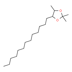 2,2,4-Trimethyl-5-tridecyl-1,3-dioxolane结构式