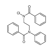 N-[2-[benzoyl(chloro)amino]ethyl]-N-phenylbenzamide Structure