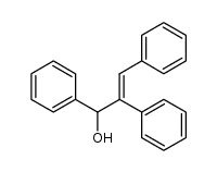 (E)-1,2,3-triphenylprop-2-en-1-ol Structure