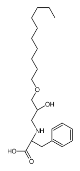 (2S)-2-[(3-decoxy-2-hydroxypropyl)amino]-3-phenylpropanoic acid Structure