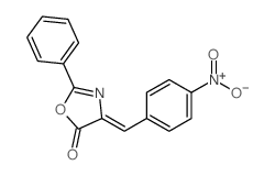 (Z)-4-(4-Nitrobenzylidene)-2-phenyloxazol-5(4H)-one structure