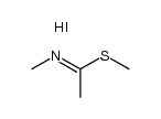 (E)-methyl N-methylethanimidothioate hydroiodide Structure