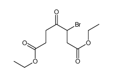 diethyl 3-bromo-4-oxoheptanedioate结构式